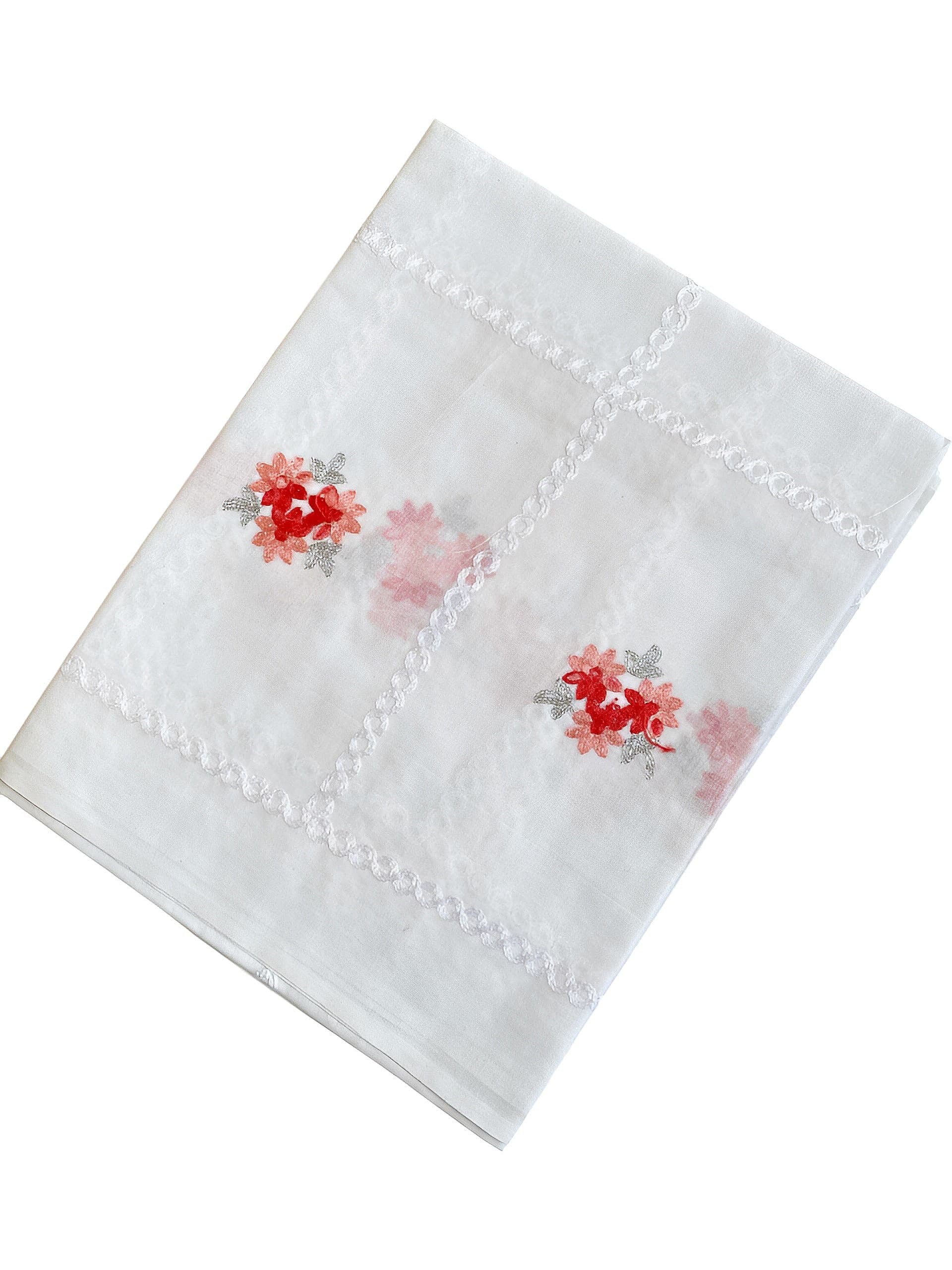 Zinnia Handembroidered Lawn Dupatta