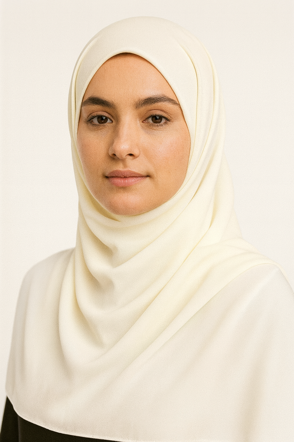 Pearl white - Chiffon luxe hijabs